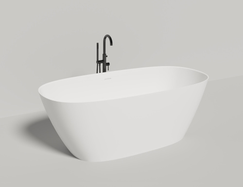 Ванна из литьевго мрамора Salini SOFIA 102519G 185х90 отдельностоящая овальная - фото 3